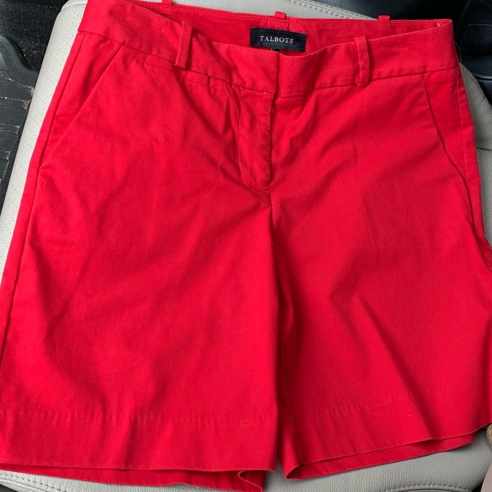 Red Ladies Talbots Shorts